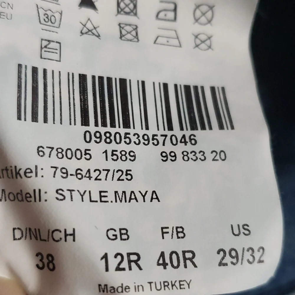 NWT Brax Maya Feel Good Women's Sequins Stripe Skinny Jeans Size 29 Chic - Picture 12 of 13